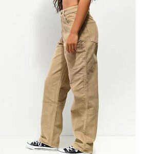 Empyre Girls Tori 90s Khaki Corduroy Skate Pants Size 5